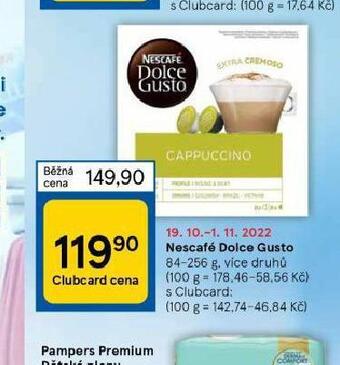 Tesco Kávové kapsle dolce gusto nabídka