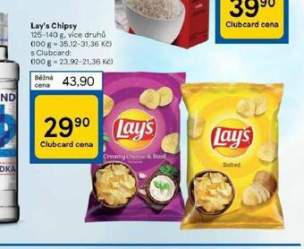 Tesco Lay's chipsy nabídka