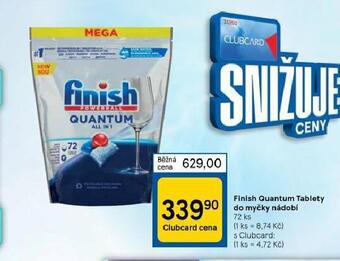 Tesco Finish tablety do myčky nabídka