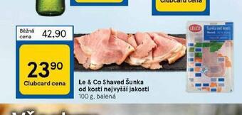 Tesco Le & co šunka nabídka