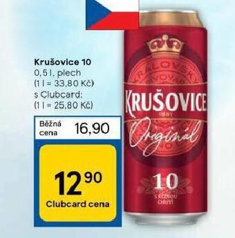 Tesco Pivo krušovice nabídka