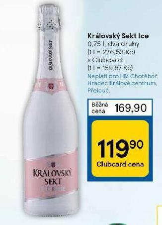 Tesco Královský sekt ice nabídka