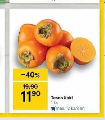 Tesco Kaki nabídka