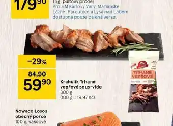 Tesco Trhané vepřové nabídka