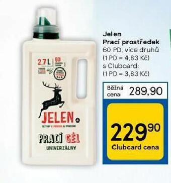 Tesco Jelen prací prostředek nabídka