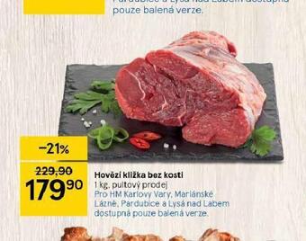 Tesco Hovězí kližka bez kosti nabídka