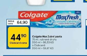 Tesco Colgate zubní pasta nabídka
