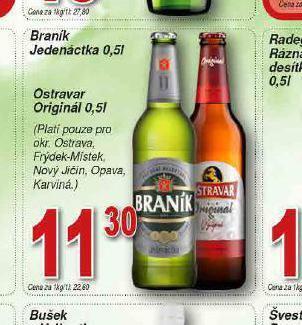 Lidl Pivo braník 11 nabídka