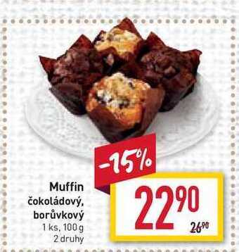 Billa Muffin čokoládový 1 ks, 100 g nabídka