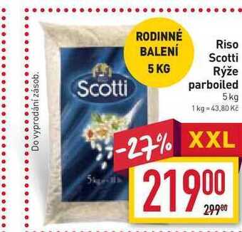 Billa Riso scotti rýže parboiled 5kg nabídka