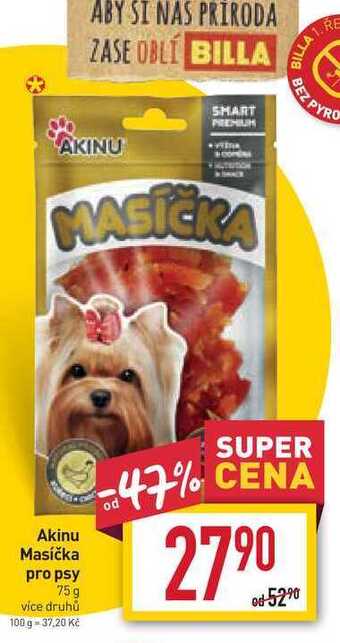 Billa Akinu masíčka pro psy 75g nabídka
