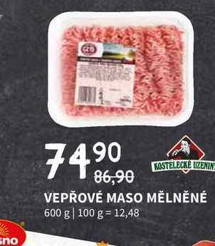 Terno Vepřové maso mělněné 600 g nabídka