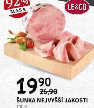 Terno Šunka nejvyšší jakosti 100 g nabídka