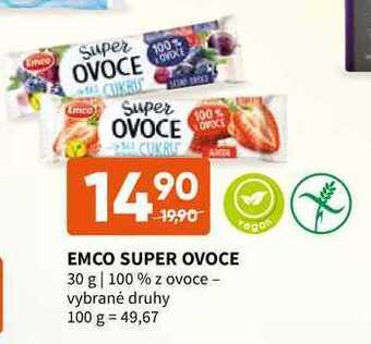 Terno Emco super ovoce 30 g nabídka