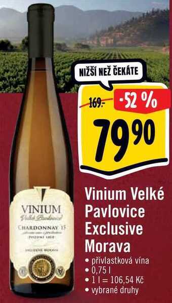 Albert Vinium velké pavlovice 0,75 l nabídka