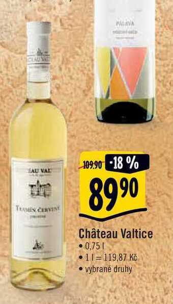 Albert Château valtice • 0,75 l nabídka