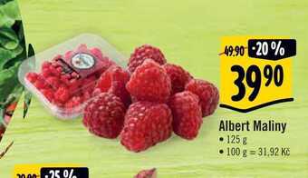 Albert Albert maliny • 125 g nabídka