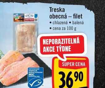 Albert Treska obecná - filet 100 g nabídka