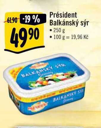 Albert Président balkánský sýr • 250 g nabídka