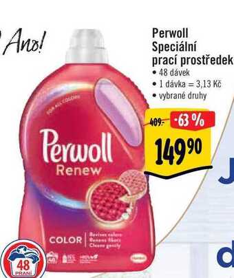 Albert Perwoll speciální prací prostředek • 48 dávek nabídka