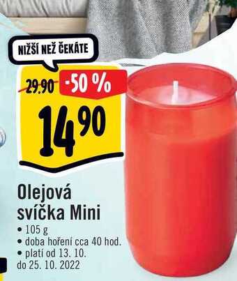 Albert Olejová svíčka mini 105 g nabídka