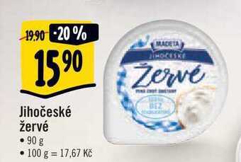 Albert Jihočeské žervé • 90 g nabídka