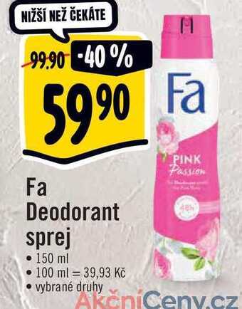 Albert Fa deodorant sprej • 150 ml nabídka