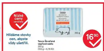 Tesco škvařené vepřové sádlo 250 g