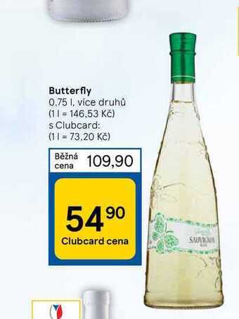 Tesco Butterfly 0,75 l nabídka