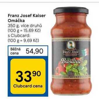 Tesco Franz josef kaiser omáčka 350 g nabídka