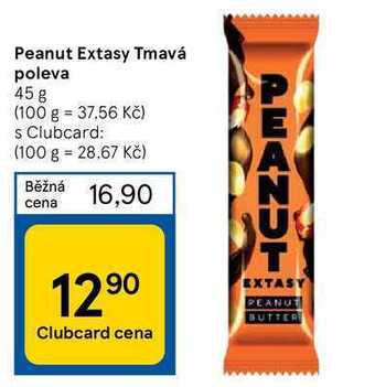 Tesco Peanut extasy tmavá poleva 45 g nabídka