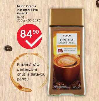 Tesco Tesco crema instantní káva sušená 160 g nabídka
