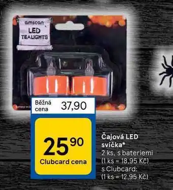 Tesco Čajová led svíčka* 2 ks nabídka