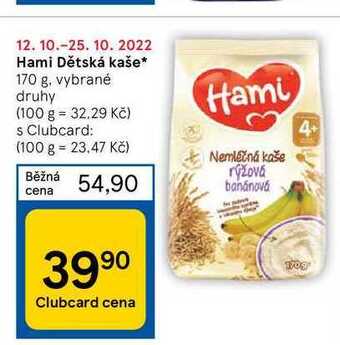 Tesco Hami dětská kaše* 170 g nabídka