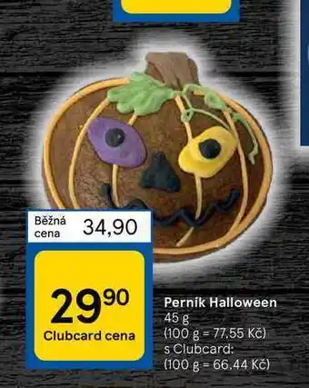 Tesco Perník halloween 45 g nabídka