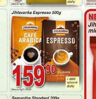 Lidl Jihlavanka espresso nabídka