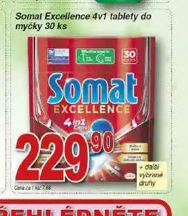 Somat excellence 4v1 tablety do myčky