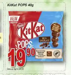Lidl Kitkat pops nabídka
