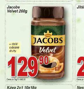 Lidl Jacobs velvet nabídka
