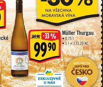 Albert Müller thurgau nabídka