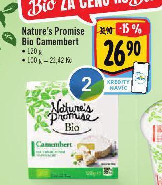 Albert Bio camembert nabídka