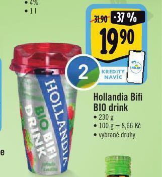Albert Hollandia bifi bio drink nabídka