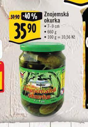 Albert Znojemská okurka nabídka