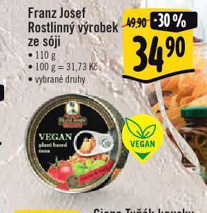 Albert Franz josef rostlinný výrobek ze sóji nabídka