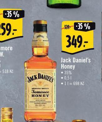Albert Jack daniel´s honey nabídka