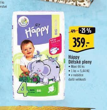 Albert Háppy dětské pleny nabídka