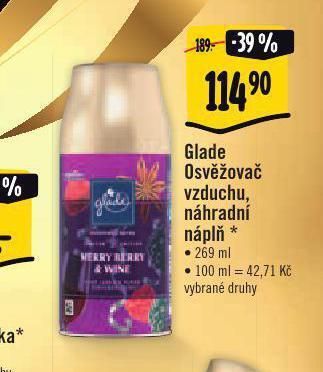 Albert Glade osvěžovač vzduchu nabídka