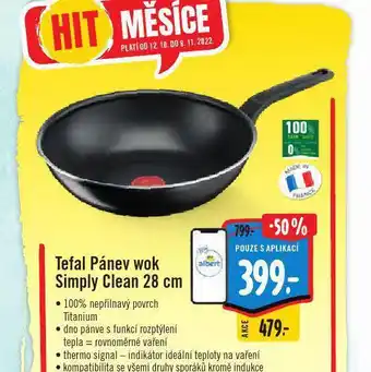 Albert Tefal pánev wok 28 cm nabídka