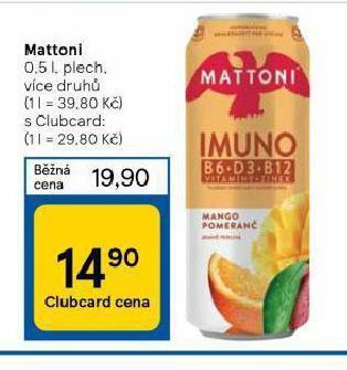 Tesco Mattoni nabídka