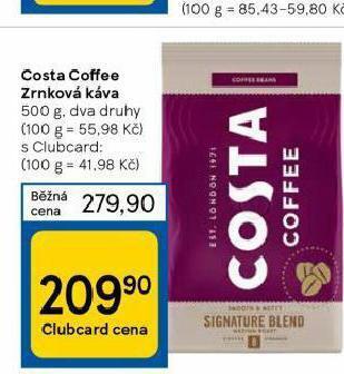 Tesco Káva costa nabídka